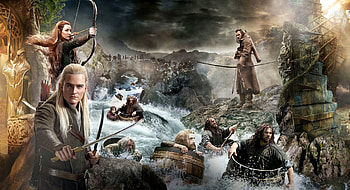 Hobbit, Lord of the Rings, Fantasy warrior, Collage poster HD wallpaper