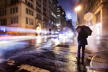 City Rain, city, rain HD wallpaper