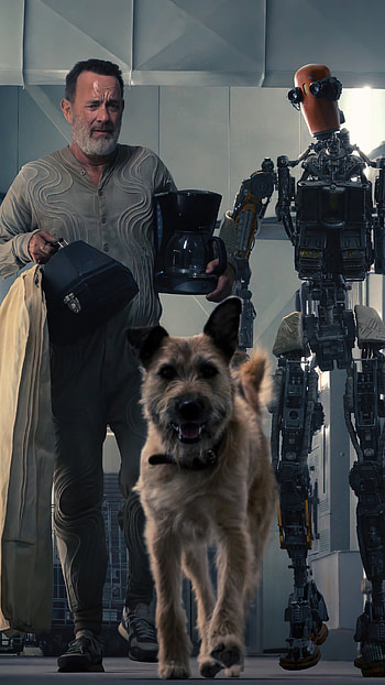 Tom Hanks, Finch movie, Robot dog HD phone wallpaper