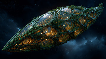 Organic, Living Spaceship, Sci Fi, spaceship, spacecraft HD wallpaper