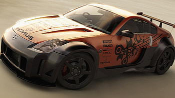 Tuned Nissan 350Z, Car , Automotive art, Modified car design HD wallpaper