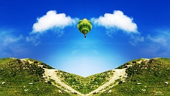 love valley, cg, love, green, nice HD wallpaper