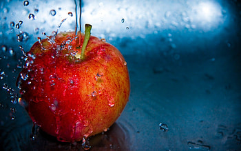 apple , Beautiful laptop backgrounds, High-quality fruit , Tempting HD wallpaper