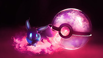 Eevee ghost pokeball | (53637) HD wallpaper