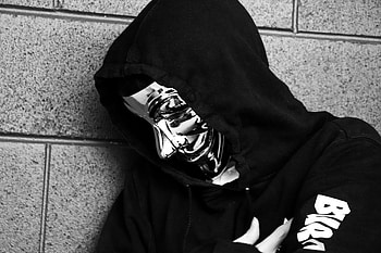 Mask, Miscellanea, Miscellaneous, Bw, Chb, Metal, Human, Person, Hood HD wallpaper