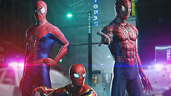 The Spidermans, spiderman, superheroes, artist, artwork, digital-art, deviantart HD wallpaper