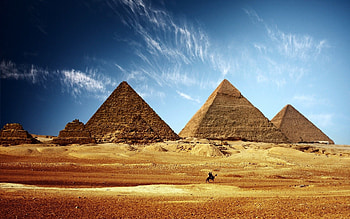 Luxor architecture, Great Pyramid, Ancient Egypt, Giza Pyramids HD wallpaper