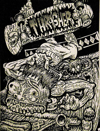 Trasher artwork dope, skate, thrasher, skateart, skating HD phone wallpaper