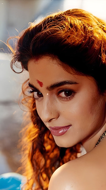 Juhi Chawla, bollywood actress, vintage HD phone wallpaper