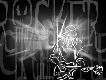 rocker, b, a, c, d HD wallpaper