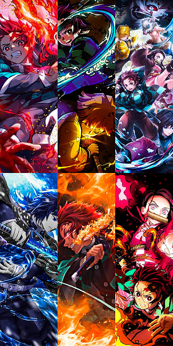 Demon slayer album, anime HD phone wallpaper