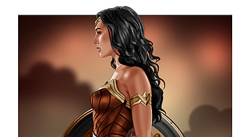 Wonder Woman Digital Artwork , wonder-woman, superheroes, artist, artwork, digital-art, behance HD wallpaper