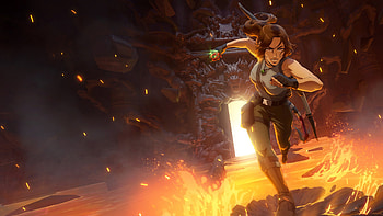 Dynamic of Lara Croft in Tomb Raider: The Legend, Anime, Tomb Raider: The Legend of Lara Croft, Tomb Raider, Lara Croft HD wallpaper