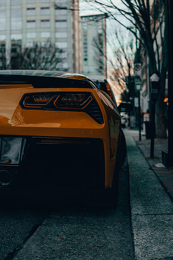 Cars, Car, Machine, Back View, Rear View, Headlight HD phone wallpaper
