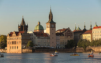 Prague, Czech Republic, Vlatava, churches, rivwr, Prague, houses, Czechia HD wallpaper