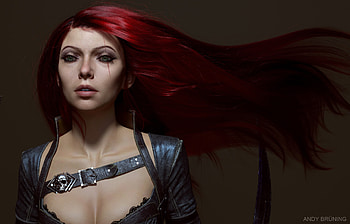 Katarina League Of Legends Fan Art, katarina-league-of-legends, league-of-legends, games, artwork, artist, digital-art, artstation HD wallpaper