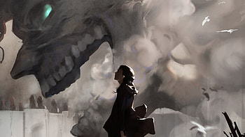 Eren Yeager Facing Titan - Attack On Titan, Eren Yeager, Anime, Attack on Titan HD wallpaper
