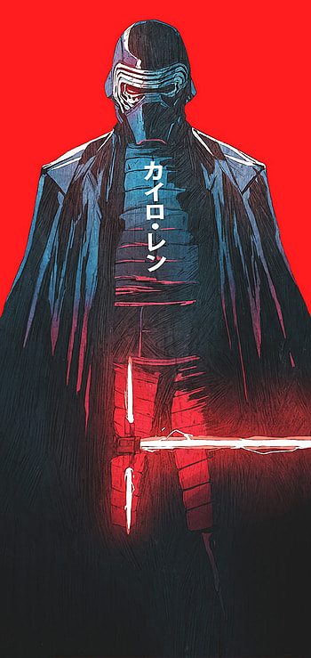 Kylo Ren, Lightsaber, Sci-Fi HD phone wallpaper
