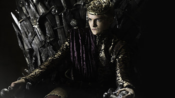 King Joffrey, Iron Throne HD wallpaper