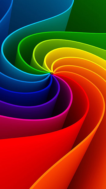 Swirl, Colorful 3D swirl , para 6 HD phone wallpaper
