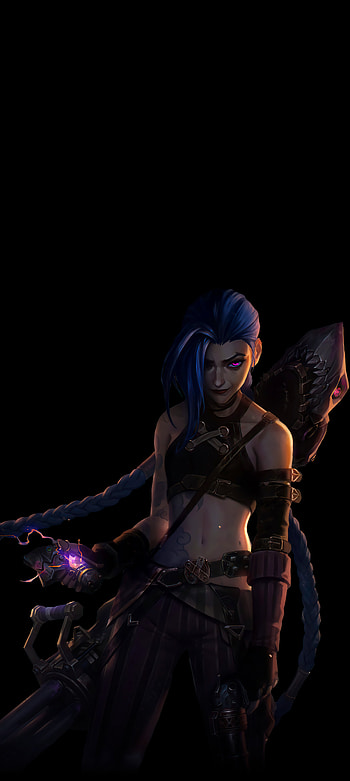 Jinx OLED AOD [no Spoilers] : R Arcane, Arcane Mobile HD phone wallpaper