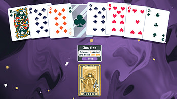 Balatro Themed Justice Tarot Card and Playing Cards, Balatro HD wallpaper