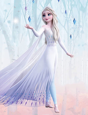 Valeria on Disney. Disney princess frozen, Frozen disney, Frozen 2 Elsa White Dress HD phone wallpaper