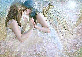 Angels For Carmen, digital, abstract, art, beauty HD wallpaper