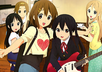 Hanging out in Music Room, Azusa Nakano, Ritsu, Anime Friends, Yui, Kotobuki, Nakano, Hirasawa, K-ON, Mio, Akiyama, Friends, Ritsu Tainaka, Mugi, Anime, Azusa, Mio Akiyama, Tsumugi, Anime Girls, Tsumugi Kotobuki, Tainaka, Yui Hirasawa HD wallpaper