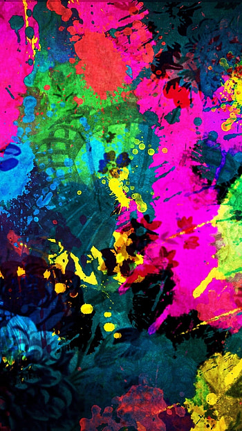 P O P, Colorful, Painting HD phone wallpaper