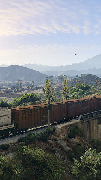 Grand Theft Auto 5, GTAV PC screenshot, Breathtaking visuals, Gaming spectacle HD phone wallpaper