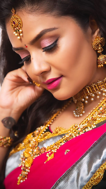 Sreemukhi, telugu actress, closeup HD phone wallpaper