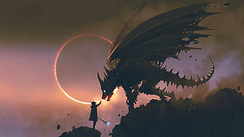 You Are Mine Bird, dragon, artist, artwork, digital-art HD wallpaper