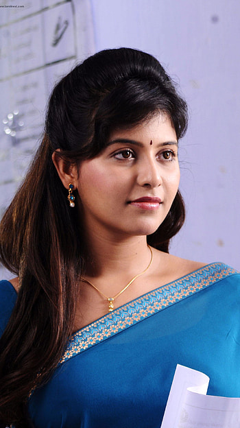 Anjali, alludu singam, saree lover HD phone wallpaper
