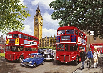 Two at Once, big ben, taxi, sixties, transport, mini, buses, st stephens HD wallpaper