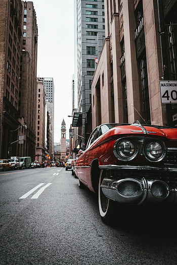 Cars, City, Car, Machine, Old, Megalopolis, Megapolis, Street HD phone wallpaper