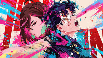Dandadan Ultra Featuring Ken Takakura & Momo Ayase, Dandadan, Ken Takakura, Momo Ayase HD wallpaper