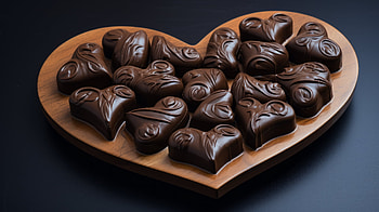 Decadent AI-Generated Chocolate Delights, AI Art, food, chocolate HD wallpaper