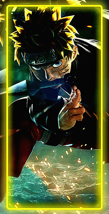 Naruto Neon, Anime, Trend, Glowing HD phone wallpaper
