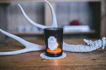 Miscellanea, Miscellaneous, Glass, Candle, Horns HD wallpaper