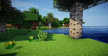 minecraft backround, Minecraft Scenery HD wallpaper