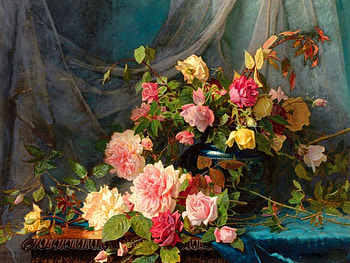 Still life, colorful, bouquet, room, roses, vase, beautiful, nice, delicate, pretty, flowers, scent, lovely, home HD wallpaper