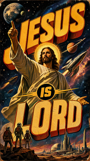 Jesus Is Lord - Cosmic | Lord of Stars | Space Savior | Blessing, Christian HD phone wallpaper