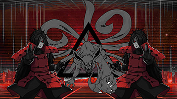 Madara Uchiha, Kurama (Naruto), Madara Uchiha, Anime, Naruto HD wallpaper
