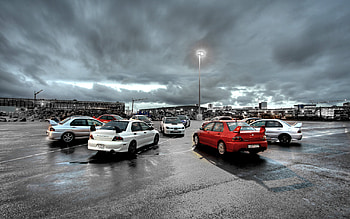 Cars JDM Japanese Domestic Market Mitsubishi Lancer Evolution Subaru Impreza WRX STI ... HD wallpaper