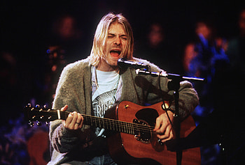 MTV Unplugged 1989, Kurt Cobain HD wallpaper