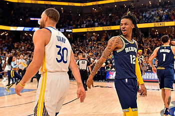 Stephen Curry, Ja Morant HD wallpaper