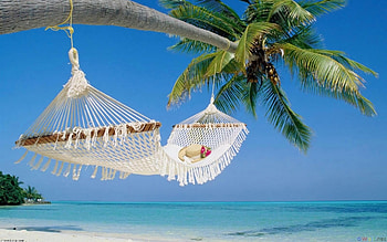 Summer Beach Scenes HD wallpaper