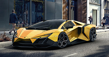Lamborghini Forsennato, lamborghini-forsennato, cars, behance, artist HD wallpaper