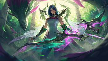 Ashe, game, warrior, art HD wallpaper